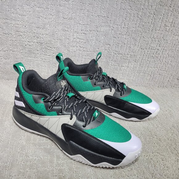 Adidas Dame Extply 2.0 Men's US 13 Court Green Black Basketball Sneakers ID1808 - Picture 8 of 12